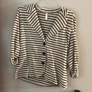 Striped blazer